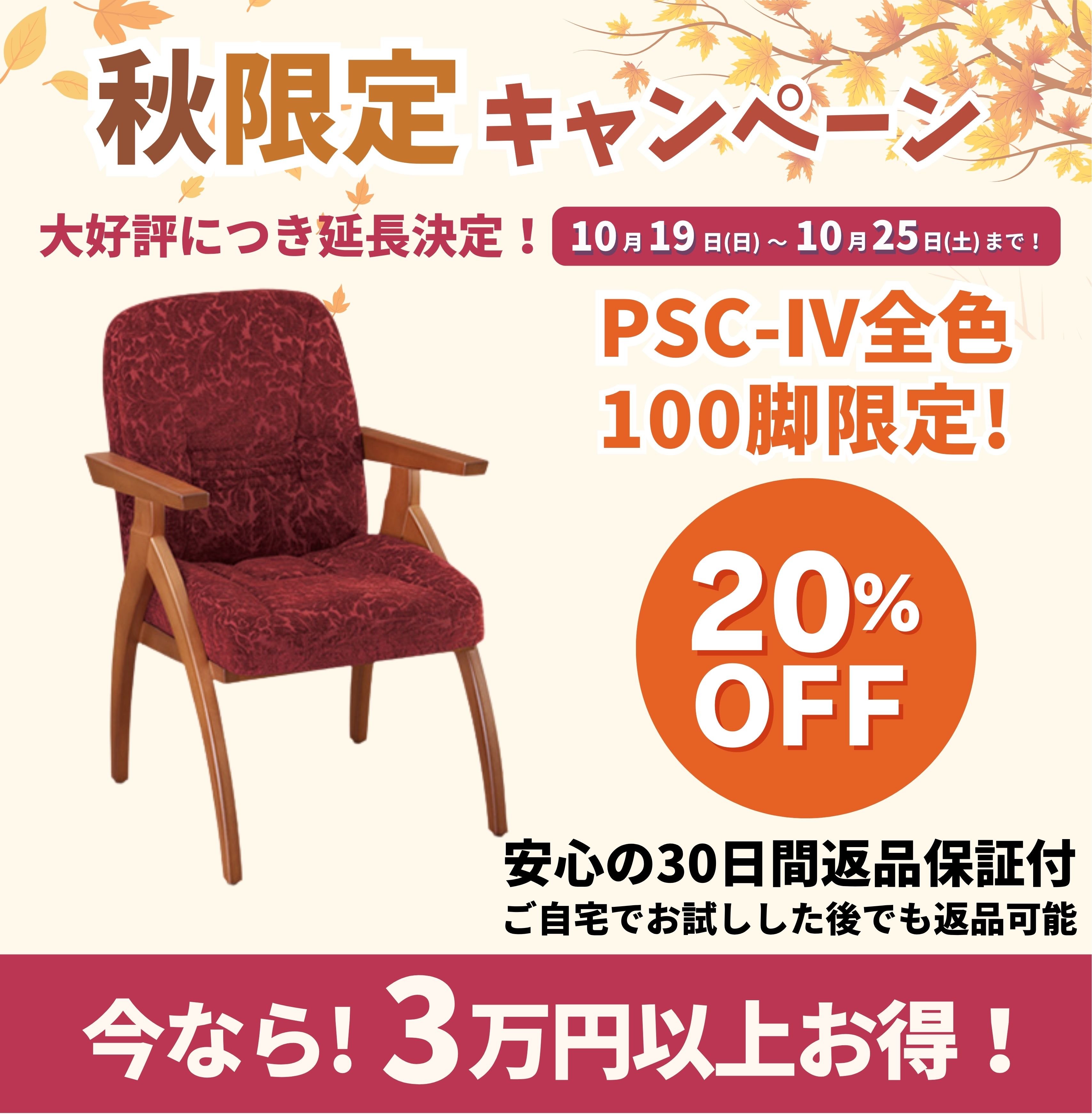 ポスチャーサポートチェア　PSC-Ⅳ　ボルドー ポスチャーサポートチェア PSC-IV ボルドー 腰痛対策 B - メルカリ