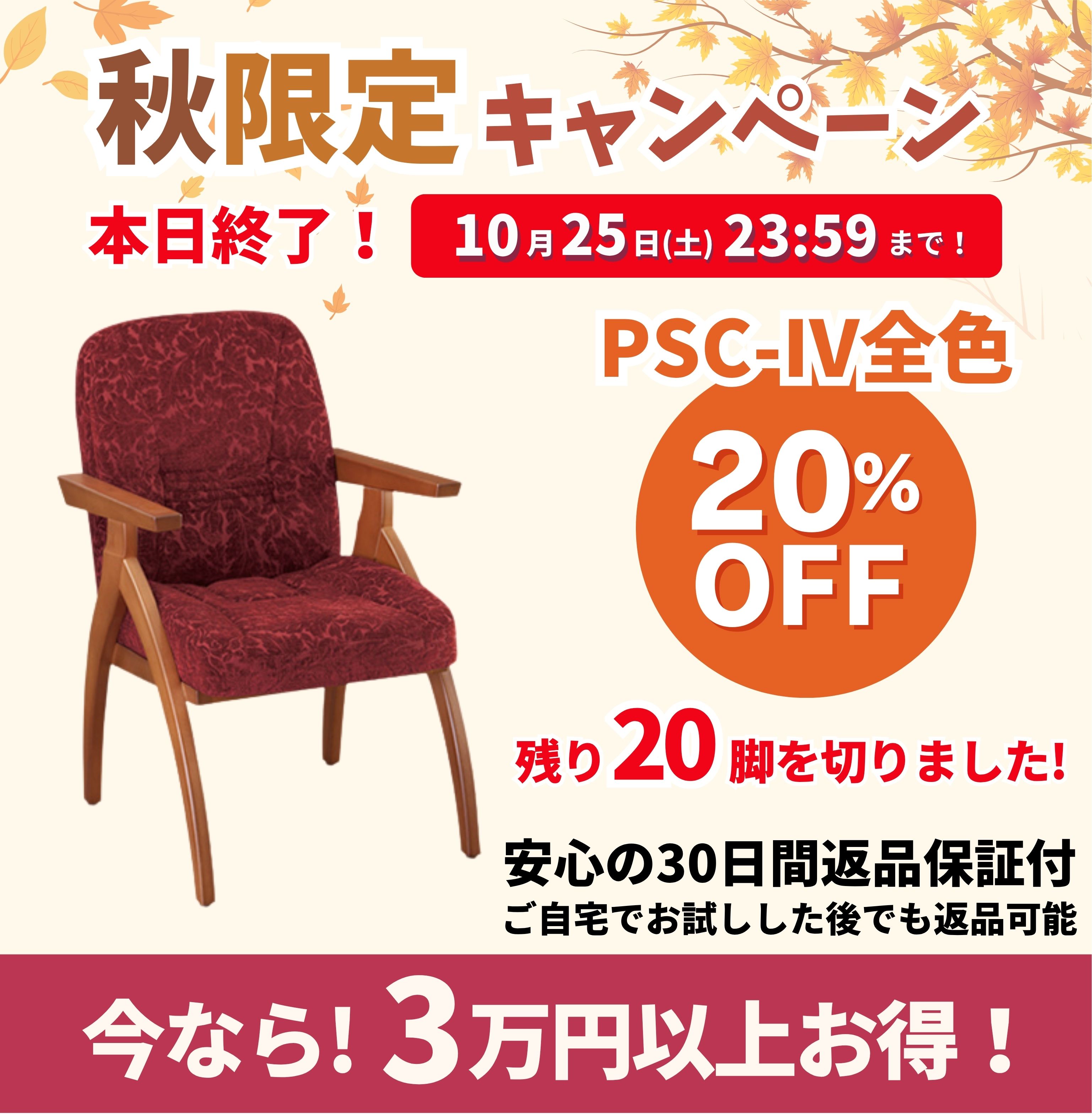 ▲ポスチャーサポートチェア PSC-IV ボルドー 高齢者 座るとおしりが痛い方におすすめの椅子 ポスチャー